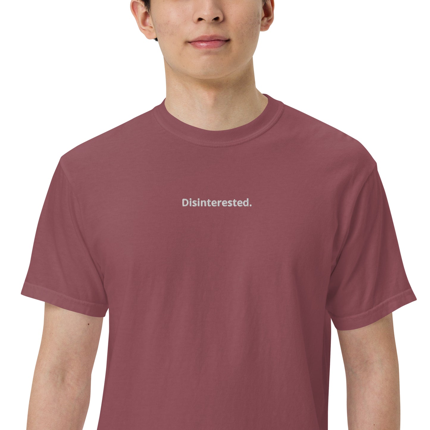 Disinterested garment-dyed heavyweight t-shirt