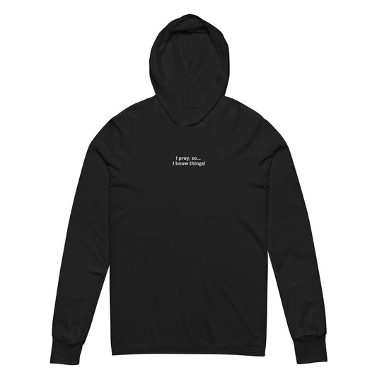 Hooded long-sleeve tee